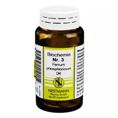 BIOCHEMIE 3 Ferrum phosphoricum D 6 tablet, 100 adet BIOCHEMIE 3 Ferrum phosphoricum D 6 tablet, 100 adet