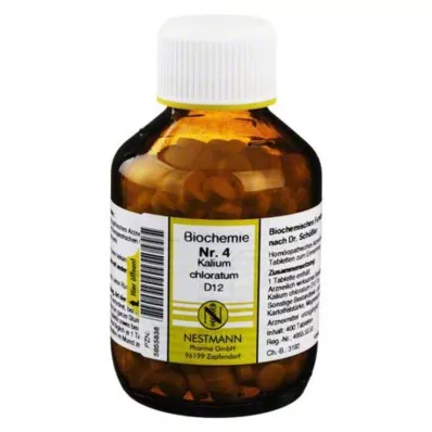 BIOCHEMIE 4 Kalium chloratum D 12 tablet, 400 adet BIOCHEMIE 4 Kalium chloratum D 12 tablet, 400 adet