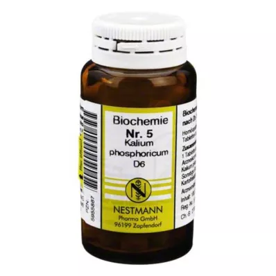 BIOCHEMIE 5 Kalium phosphoricum D 6 tablet, 100 adet BIOCHEMIE 5 Kalium phosphoricum D 6 tablet, 100 adet
