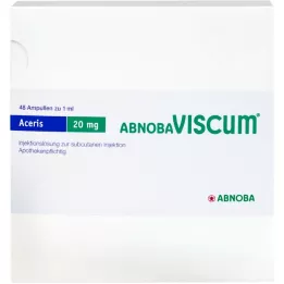 ABNOBAVISCUM Aceris 20 mg ampul, 48 adet