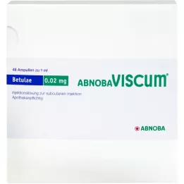 ABNOBAVISCUM Betulae 0,02 mg ampul, 48 adet