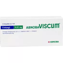 ABNOBAVISCUM Crataegi 0,02 mg ampuller, 8 adet