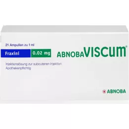 ABNOBAVISCUM Fraxini 0,02 mg ampuller, 21 adet
