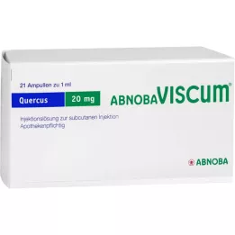 ABNOBAVISCUM Quercus 20 mg ampul, 21 adet
