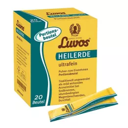 LUVOS Şifalı kil ultra ince porsiyon poşetleri, 20X6,5 g