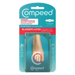 COMPEED Ayak parmaklarına uygulanan yara bantları, 8 adet