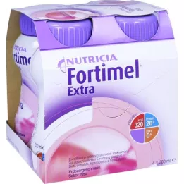 FORTIMEL Ekstra çilek aroması, 4X200 ml