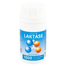 Laktaz 1500 FCC enzim kapsülleri, 100 adet