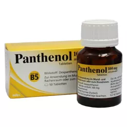 PANTHENOL 100 mg Jenapharm tabletler, 50 adet