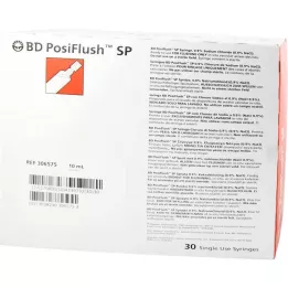 BD POSIFLUSH SP Yıkama sistemi önceden doldurulmuş şırıngalar, 30X10 ml