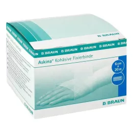 ASKINA Sabitleme bandajı kohezif 6 cmx20 m, 1 adet