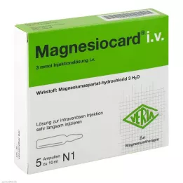 MAGNESIOCARD i.v. Enjeksiyon solüsyonu, 5X10 ml