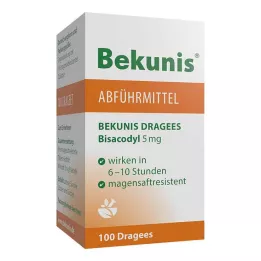 BEKUNIS Bisacodyl Drajeler 5 mg gastro-rezistan tabletler, 100 adet