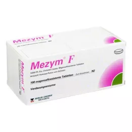 MEZYM F mide-dirençli tabletler, 100 adet