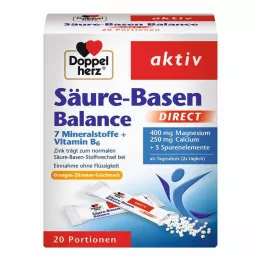DOPPELHERZ Asit-Baz Dengesi DIRECT Peletler, 20 adet