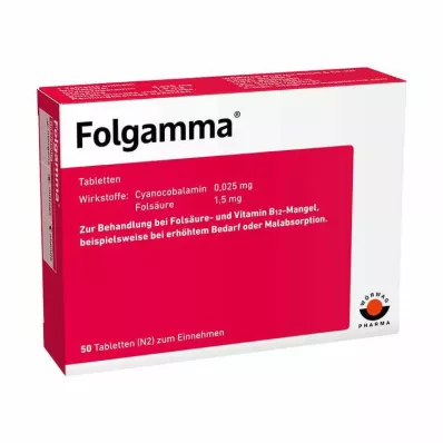 FOLGAMMA Tabletler, 50 adet FOLGAMMA Tabletler, 50 adet