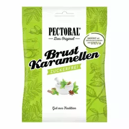 PECTORAL Göğüs karamelleri şekersiz poşet, 60 gr