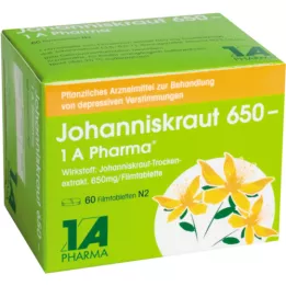 JOHANNISKRAUT 650-1A Pharma film kaplı tabletler, 60 adet