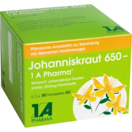 JOHANNISKRAUT 650-1A Pharma film kaplı tabletler, 90 adet