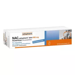 NAC-ratiopharm akut 600 mg öksürük balgam söktürücü efervesan tablet, 20 adet