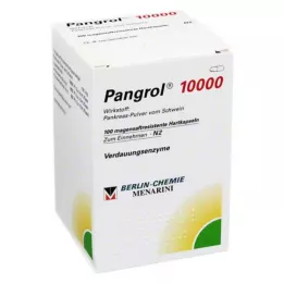 PANGROL Enterik kaplamalı pelet içeren 10.000 sert kapsül, 100 adet