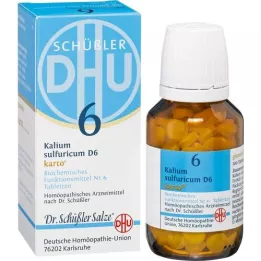 BIOCHEMIE DHU 6 Kalium sülfürikum D 6 Tab.Karto, 200 adet