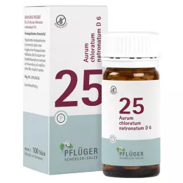 BIOCHEMIE Pflüger 25 Aurum klorat.natron.D 6 Tab., 100 St