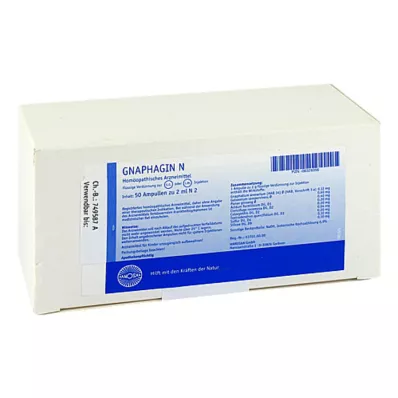 GNAPHAGIN N enjeksiyonluk çözelti, 50X2 ml