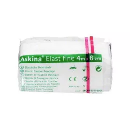 ASKINA Elast İnce bandaj 6 cmx4 m selofanlı, 1 adet