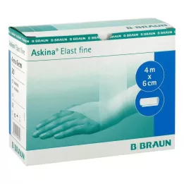 ASKINA Elastik İnce Bandaj 6 cmx4 m gevşek, 20 adet