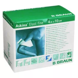 ASKINA Elastik İnce Bandaj 10 cmx4 m gevşek, 20 adet