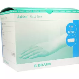 ASKINA Elastik İnce Bandaj 12 cmx4 m gevşek, 20 adet