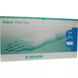 ASKINA Elastik İnce Bandaj 8 cmx4 m gevşek, 100 adet