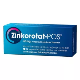 ZINKOROTAT POS mide-dayanıklı tabletler, 50 adet