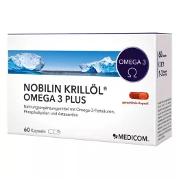 NOBILIN Krill Yağı Omega-3 Plus Kapsüller, 60 adet