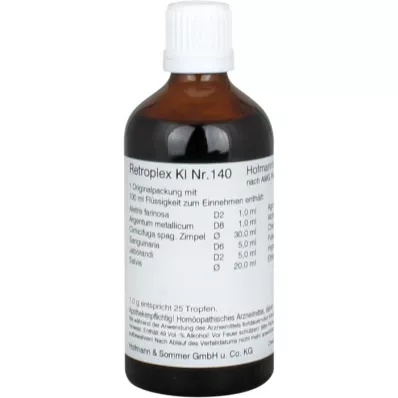 RETROPLEX KL No.140 damla, 100 ml RETROPLEX KL No.140 damla, 100 ml