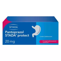 PANTOPRAZOL STADA protect 20 mg mide-dayanıklı tabletler, 7 adet