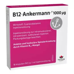 B12 ANKERMANN 1.000 μg ampuller, 5X1 ml