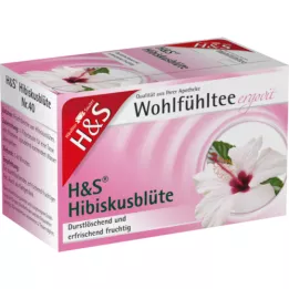 H&amp;S Hibiscus çiçeği filtre torbası, 20X1,75 g