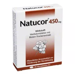 NATUCOR 450 mg film kaplı tablet, 20 adet