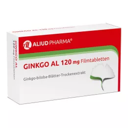 GINKGO AL 120 mg film kaplı tabletler, 30 adet