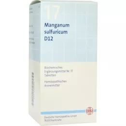 BIOCHEMIE DHU 17 Manganum sülfürikum D 12 tablet, 420 adet