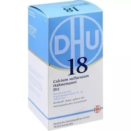 BIOCHEMIE DHU 18 Kalsiyum sülfüratum D 12 tablet, 420 adet