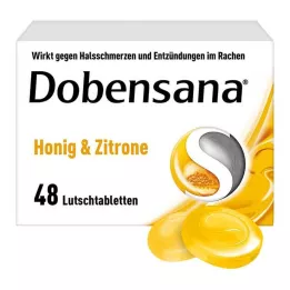DOBENSANA Bal ve limon aroması 1,2 mg/0,6 mg lut., 48 adet