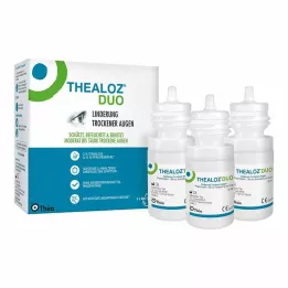 THEALOZ Duo göz damlası, 3X10 ml