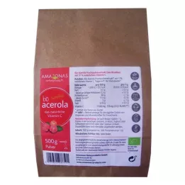 ACEROLA %100 Bio Pur doğal Vit.C tozu, 500 gr