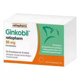 GINKOBIL-ratiopharm 80 mg film kaplı tablet, 120 adet