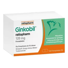 GINKOBIL-ratiopharm 120 mg film kaplı tablet, 120 adet