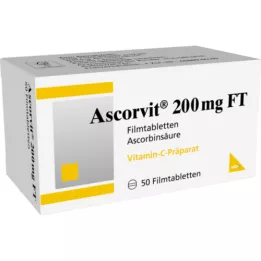 ASCORVIT 200 mg FT film kaplı tablet, 50 adet