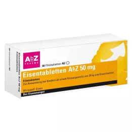 EISENTABLETTEN AbZ 50 mg film kaplı tablet, 50 adet